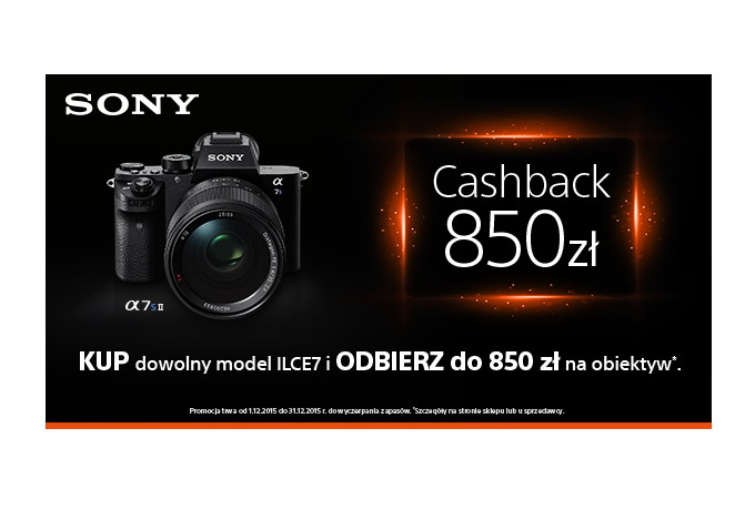 BEiKS - promocja cashback na obiektywy Sony