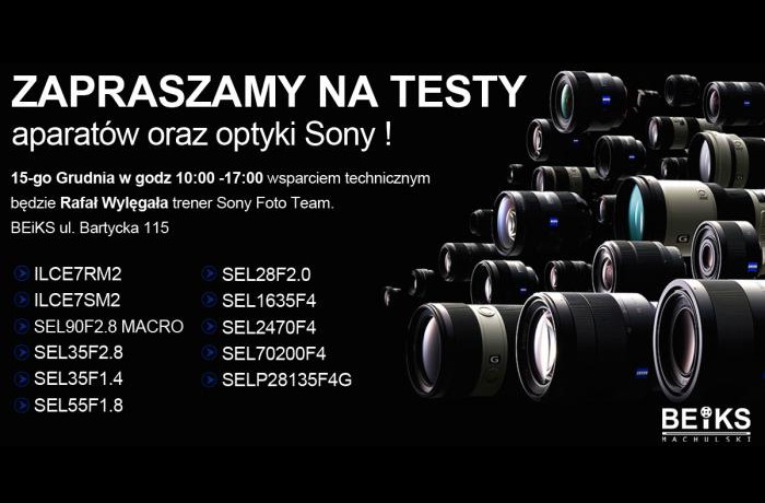 BEiKS - dzie testw Sony w Warszawie