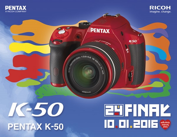 Specjalna edycja Pentaxa K-50 na fina WOP