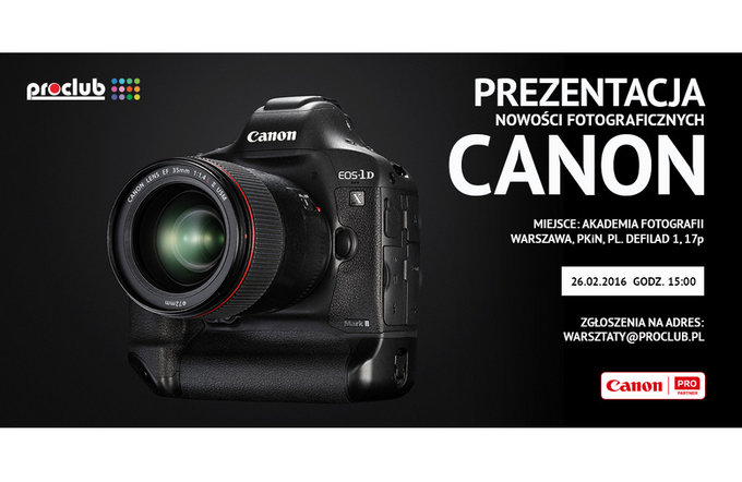 Prezentacja nowoci firmy Canon - spotkanie w Warszawie