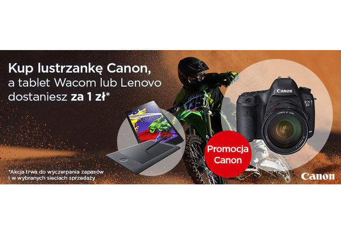 Tablet za 1 z w promocji Canona