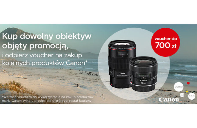 Canon z ofert specjaln na obiektywy i akcesoria