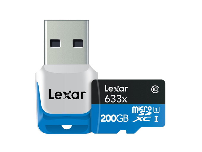 Lexar 200 GB 633x microSDXC UHS-I