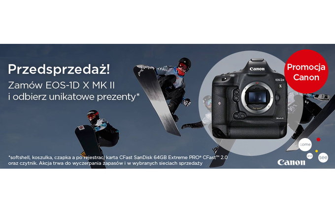 Prezenty przy zakupie Canona EOS-1D X Mark II