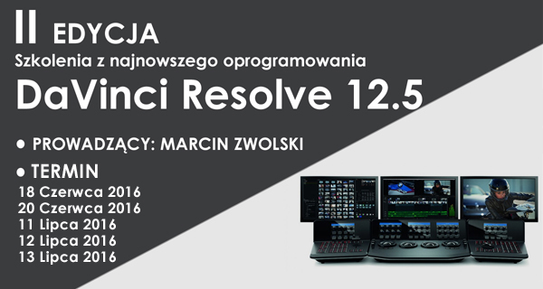 DaVinci Resolve - II edycja szkolenia z BEiKS
