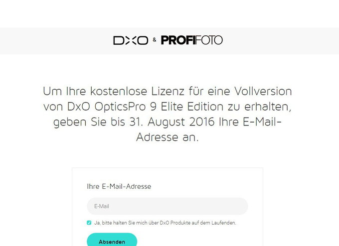 DxO OpticsPro 9 Elite Edition dostpny za darmo