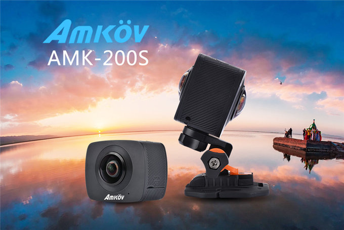Amkov AMK200S - kamera sportowa do filmw sferycznych