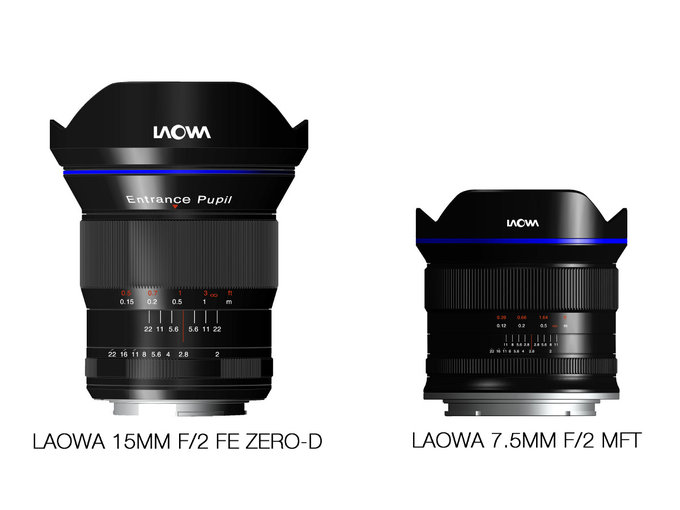 Laowa 15 mm f/2 FE ZERO-D oraz 7.5 mm f/2 MFT