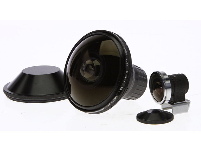 Rzadki Nikon Fisheye-Nikkor 6 mm f/5.6 do kupienia na aukcji