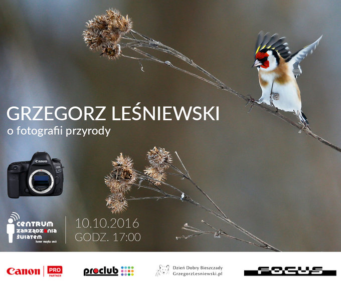 O fotografii dzikiej przyrody - spotkanie z Grzegorzem Leniewskim