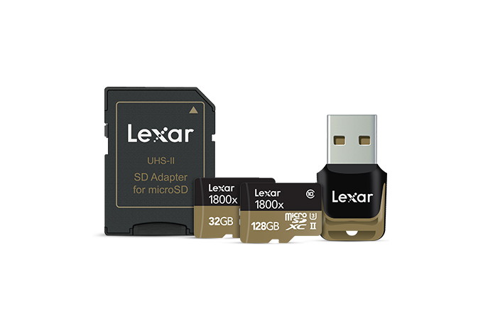 Trzy serie kart Lexar kompatybilne z GoPro