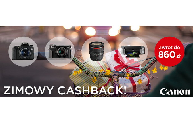 Zimowy cashback firmy Canon