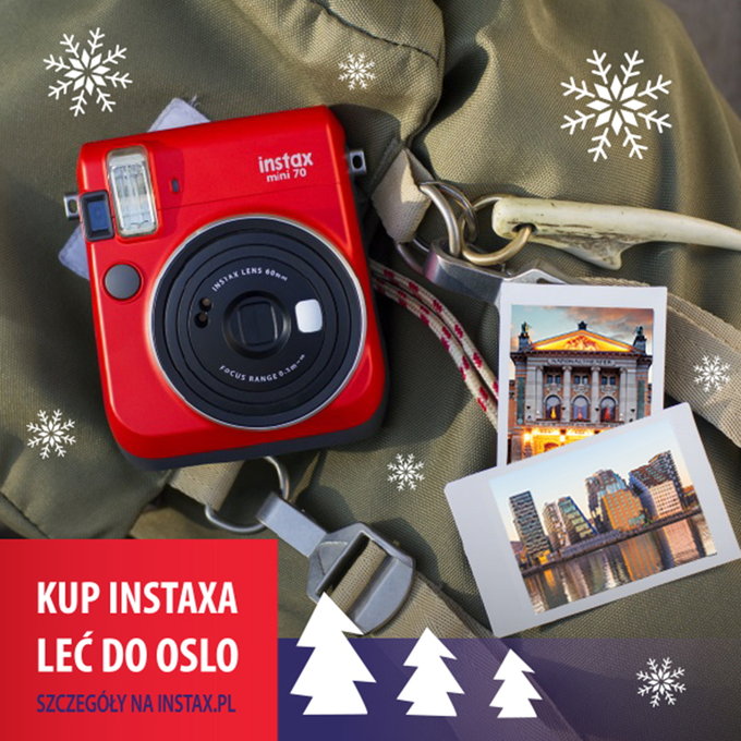 witeczny konkurs Fujifilm z aparatem instax