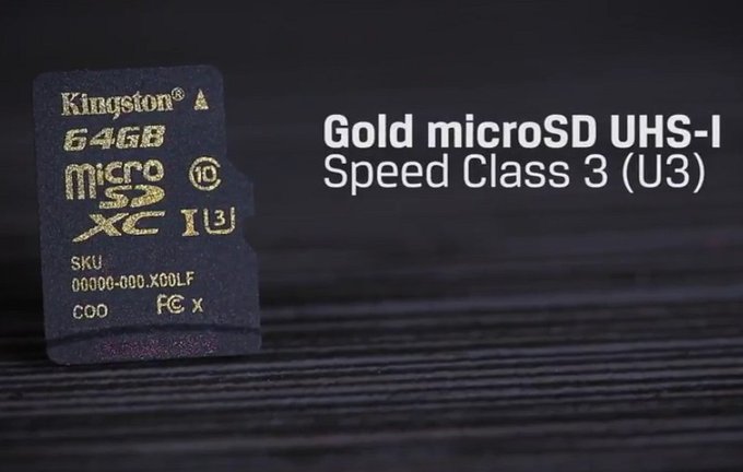 Nowa karta Kingston microSD U3 z serii Gold