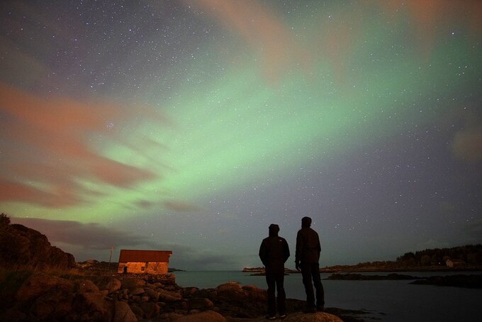 Zorze polarne nad Polsk