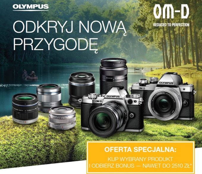 Trwa letnia promocja na aparaty i obiektywy Olympus