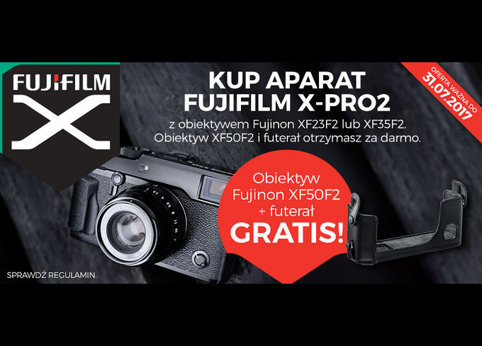 Letnia promocja Fujifilm z obiektywem Fujinon XF 50 mm f/2