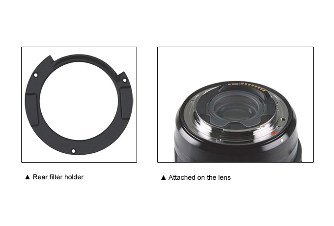 Mocowanie filtrw dla obiektywu Sigma A 14 mm f/1.8 DG HSM