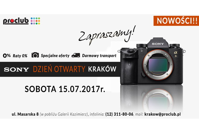 Proclub zaprasza na dzie otwarty z Sony w Krakowie