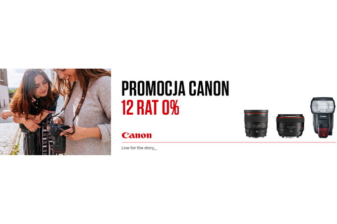 Nowa promocja Canona na wybrane obiektywy i lamp byskow