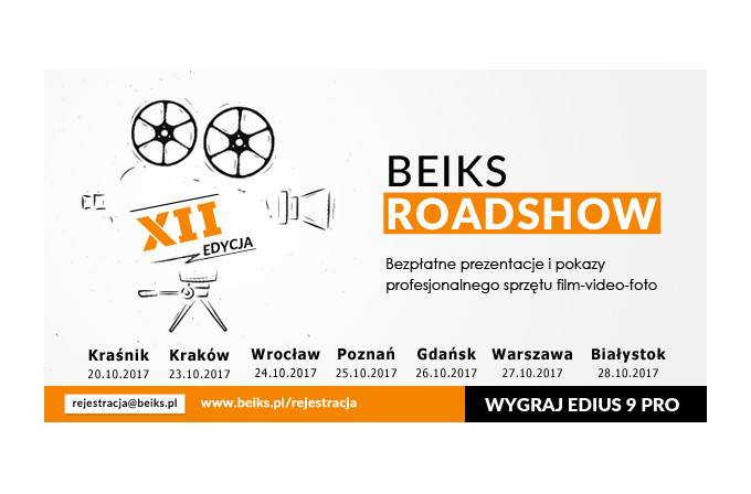 Program BEiKS RoadShow 2017 - Wygraj Edius 9