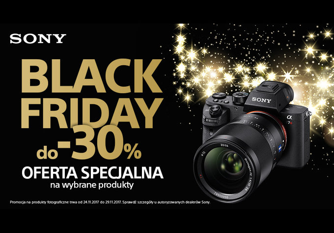 Black Friday - promocja na produkty Sony