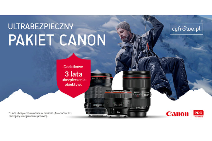 Cyfrowe.pl - obiektywy Canon EF L z dodatkowym ubezpieczeniem