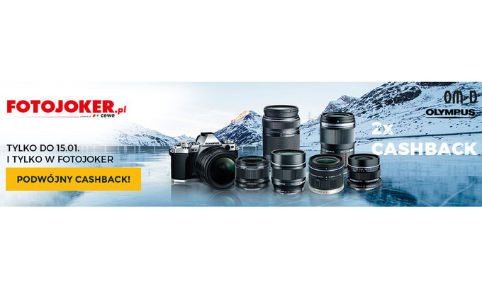 Olympus - podwjny cashback w salonach Fotojoker