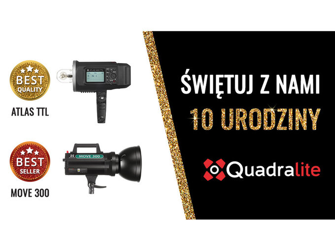 Urodzinowa oferta specjalna Quadralite