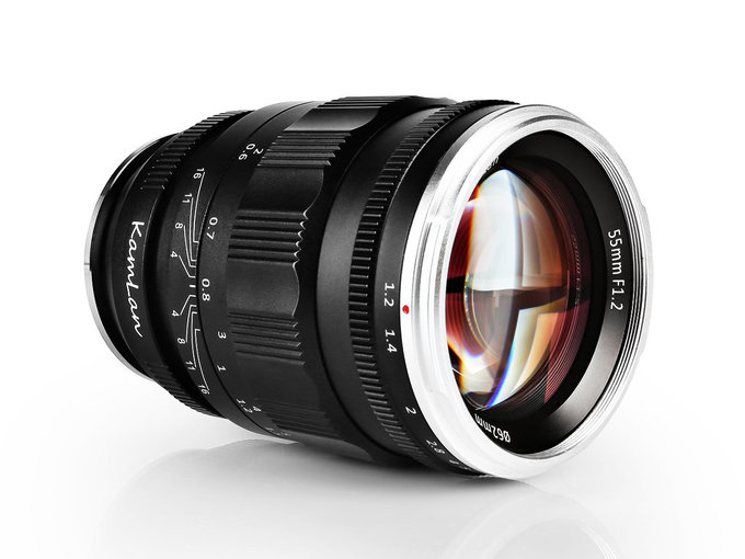 Kamlan 55 mm f/1.2 i 8 mm f/3.0 Fisheye 