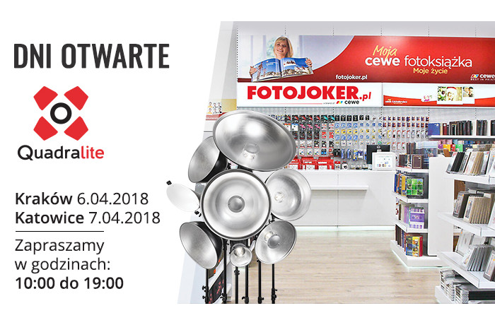 Dni otwarte z Quadralite w salonach Fotojoker