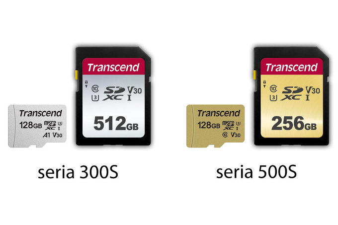 Transcend - nowe serie kart pamici 300S i 500S