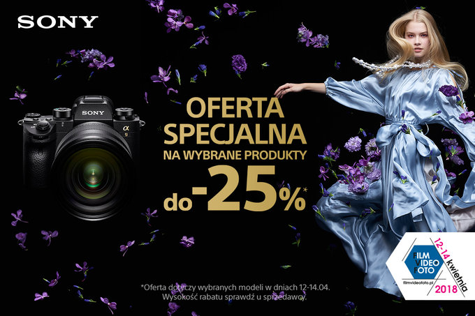 Promocja Sony z okazji targw FILM VIDEO FOTO