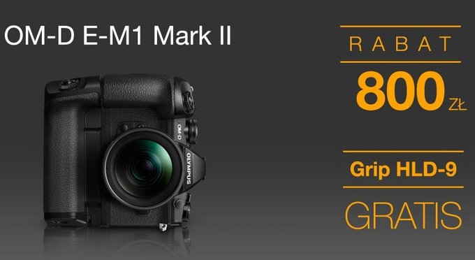 Promocja Olympusa - OM-D E-M1 Mark II z rabatem i gripem