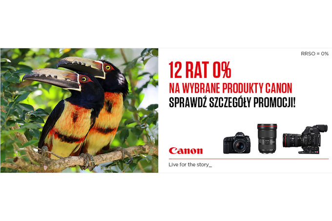 Canon z now promocj na aparaty, obiektywy i kamery