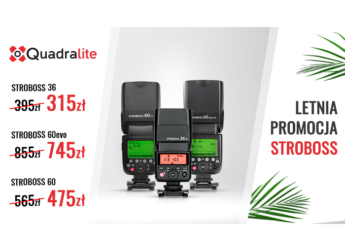 Promocja Quadralite na lampy Stroboss 36, 60 i 60 EVO