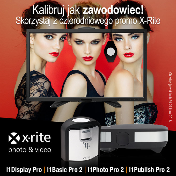 Czterodniowa promocja na profesjonalne narzdzia kalibracyjne X-Rite