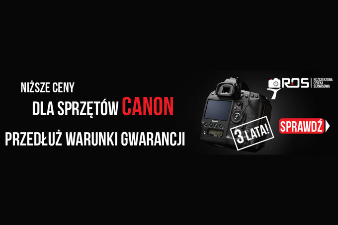 Canon - nowy cennik dla 3-letnich gwarancji