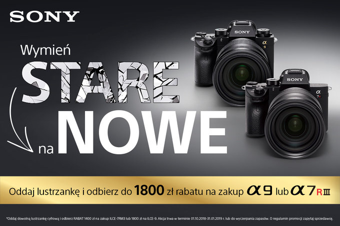 Promocja Sony - wymie stary aparat na nowy