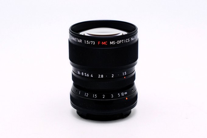 MS Optics Sonnetar 73 mm f/1.5 FMC