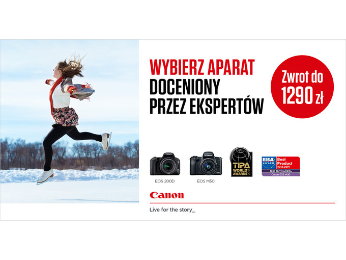 Canon - zimowa promocja cashback