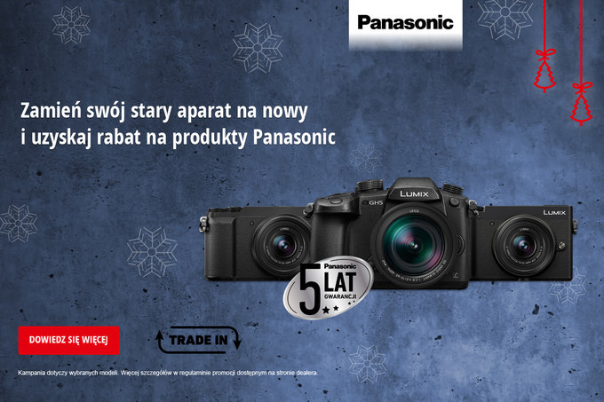 Wymie stary aparat na nowy - promocja marki Panasonic