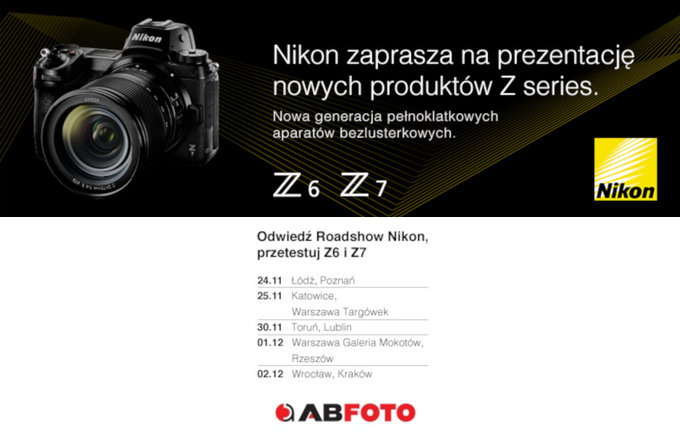 Nikon roadshow w salonach AB FOTO