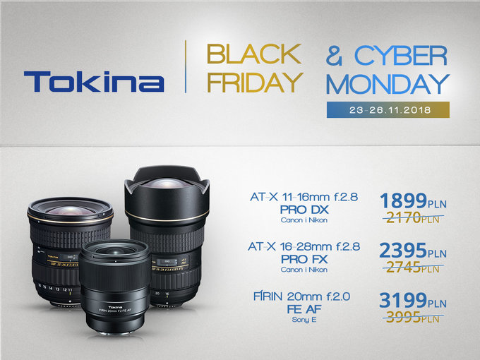 Black Friday z obiektywami Tokina