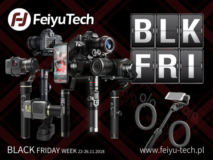 FeiyuTech - gimbale w niszych cenach podczas Black Friday Week