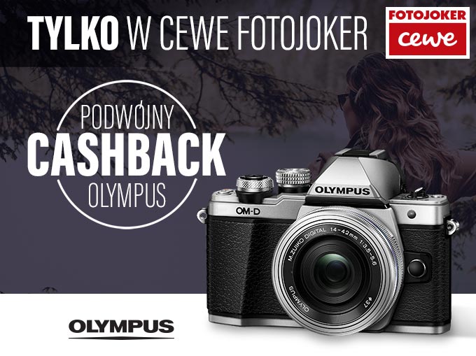 Podwjny cashback przy zakupie aparatw Olympus 