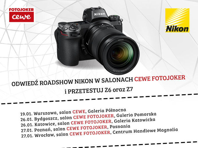 Nikon Roadshow - nowe spotkania w styczniu