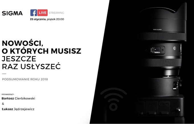 Sigma Live - w pi�tek transmisja z podsumowaniem 2018 roku