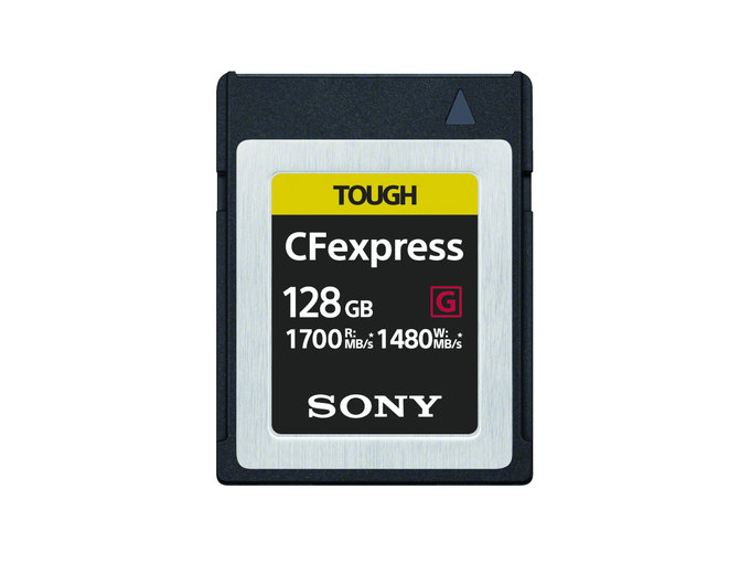 Sony CFexpress typu B z szybkim transferem danych