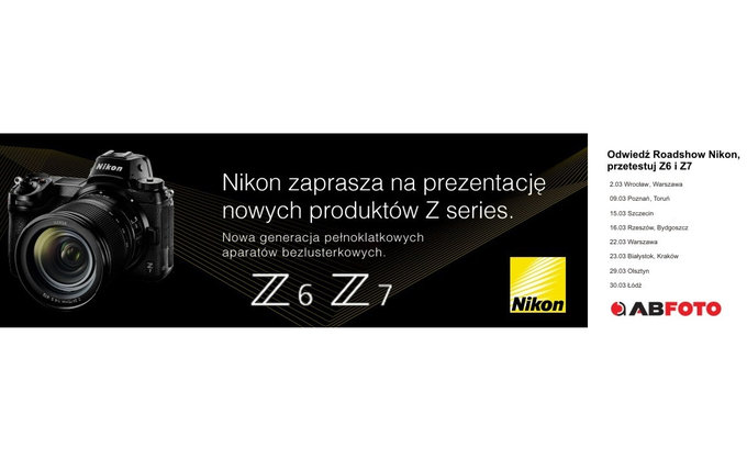 Roadshow Nikona z penoklatkowymi bezlusterkowcami